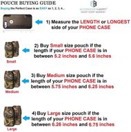 📲 military grade camo cell phone holster: the ultimate belt holder for men, compatible with iphone 12 mini se 5 5s 5c, samsung j1 j3, lg k7 k10 & more, designed for waterproof/defender/thick heavy duty cases logo