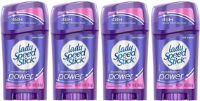 img 1 attached to 🌸 Lady Speed Stick Invisible Dry Wild Freesia Antiperspirant & Deodorant - 1.4 oz, Pack of 4