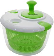 🥗 lovkitchen salad spinner: large 5-quart fruits and vegetables dryer for tastier salads and faster food prep logo