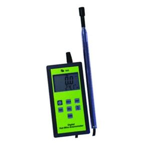 img 1 attached to 🌬️ TPI 565C1 Anemometer with Hot Wire Temperature Measurement: Accurate Airflow Analysis and Thermal detection