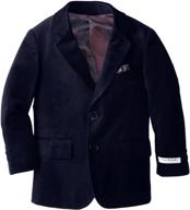🧥 stylish isaac mizrahi little velvet blazer: perfect boys' clothing for suits & sport coats logo