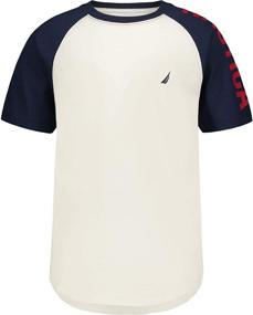 img 3 attached to Nautica Sleeve Colorblock T Shirt Medium Boys' Clothing