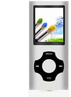 🎧 tomameri – portable mp3/mp4 player with rhombic button, including a 16 gb micro sd card, expandable up to 64gb, compact music player, video player, and photo viewer (mineralsilver) logo