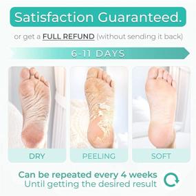 img 1 attached to Foot Peel Mask - Large Size: Repair Cracked Heels, Remove Dead Skin & Calluses, Get Baby Soft Feet & Smooth Skin - Exfoliating Peeling Natural Treatment (2 Pack)