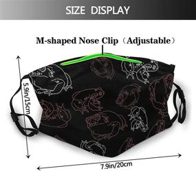 img 3 attached to 🐸 Stay Protected with Washable Frog Breathable Face Mask - Adjustable, Reusable and Stylish Balaclava Bandanas for Teenagers, Men, and Women