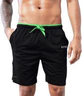 🏃 luwell pro men's 7" running shorts: quick dry, breathable, gym shorts for workout, training, jogging - with pockets logo