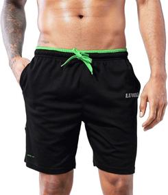 img 4 attached to 🏃 LUWELL PRO Men's 7" Running Shorts: Quick Dry, Breathable, Gym Shorts for Workout, Training, Jogging - With Pockets