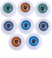 🎃 20mm half round acrylic doll bear craft plastic eyes eyeball | decora halloween-themed logo