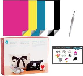 img 3 attached to 🎨 Silhouette Cameo 4 White Bundle: Vinyl Starter Kit, Heat Transfer Starter Kit, 2 Autoblade 2, 24 Pack of Pens, CC Vinyl Tool Kit, 120, and Access to Ebooks, Tutorials, & Classes