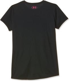 img 3 attached to 👚 Comfort meets performance: Under Armour Girls' Tech Big Logo Short Sleeve T-Shirt