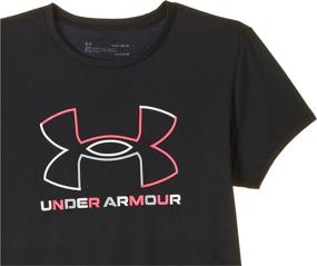 img 2 attached to 👚 Comfort meets performance: Under Armour Girls' Tech Big Logo Short Sleeve T-Shirt