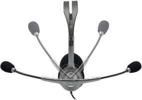 img 1 attached to Enhanced Logitech H111/H110 Stereo Headset with Advanced Noise Cancelling Microphone