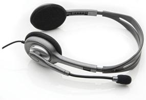 img 2 attached to Enhanced Logitech H111/H110 Stereo Headset with Advanced Noise Cancelling Microphone