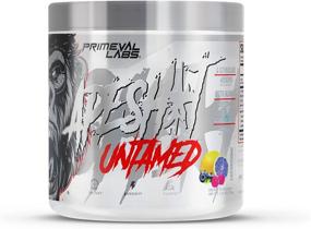 img 2 attached to Энергетический напиток Primeval Labs Ape Sh*t Pre-Workout Powder | Поддерживает напряжение и фокус | Смесь бета-аланина | Улучшает производительность | Устойчивая энергия | Увеличивает уровень оксида азота | Вкус черники и клубники | 40 порций