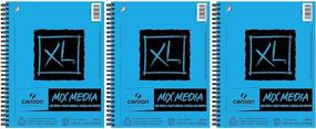 img 1 attached to 📒 Canson XL Mix Media Pads 7x10 - Pack of 3, 60 Sheet Wire Bound