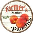 smart blonde farmers peaches circular logo