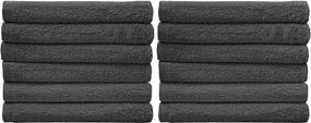 img 3 attached to 🧺 Utopia Towels 12-Pack 16x19 Inches Grey Kitchen Bar Mops - 100% Cotton, Super Absorbent Bar Towels for Home and Kitchen Bars - Multi-Purpose Cleaning Towels