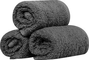 img 1 attached to 🧺 Utopia Towels 12-Pack 16x19 Inches Grey Kitchen Bar Mops - 100% Cotton, Super Absorbent Bar Towels for Home and Kitchen Bars - Multi-Purpose Cleaning Towels