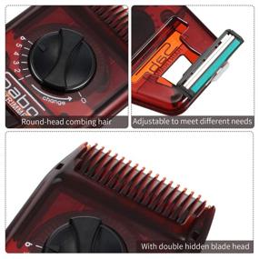 img 3 attached to 🔪 Multi-functional Manual Hair Trimmer Comb: Portable Razor for Travel & Home Hair Grooming