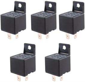 img 4 attached to 🚗 ESUPPORT Car Relay 12V 40A SPST 4Pin Switch Automotive Pack of 5 - High-Quality Vehicle Relays for Optimal Performance and Durability