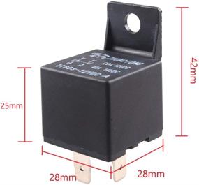 img 2 attached to 🚗 ESUPPORT Car Relay 12V 40A SPST 4Pin Switch Automotive Pack of 5 - High-Quality Vehicle Relays for Optimal Performance and Durability