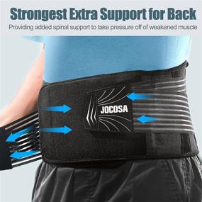 img 2 attached to JOCOSA Breathable Support Immediate Herniated Adjustable