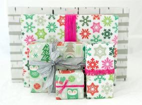 img 2 attached to 🌲 Зеленое Рождество с Wrappily: Праздничная лесная оберточная бумага с обратной стороной - экологическая упаковка для подарков!