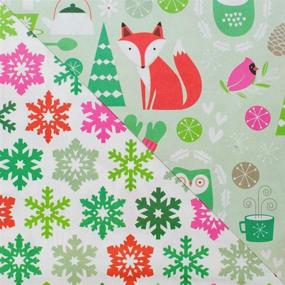 img 1 attached to 🌲 Зеленое Рождество с Wrappily: Праздничная лесная оберточная бумага с обратной стороной - экологическая упаковка для подарков!
