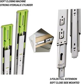 img 1 attached to 📦 MonDaufie Soft Close Drawer Slides with Hardware Extension Now Accessible