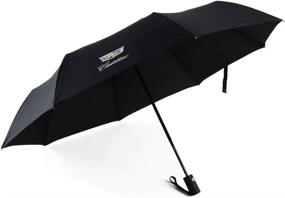 img 4 attached to Folding Umbrella Windproof Sunshade Cadillac