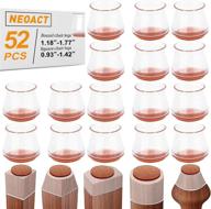 🪑 upgrade your chair protection with neoact's integrated 52 pcs silicone felt bottom chair leg protectors for wood floors – shielding from scratches, noise, and ensuring effortless chair movement логотип