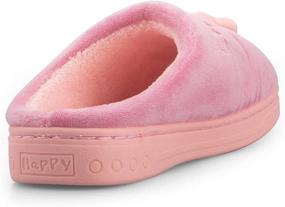 img 1 attached to Cute Animal House Slippers for 🐾 Kids- Warm, Comfy, Fuzzy, Anti-Slip Indoor Shoes