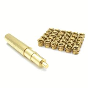 img 1 attached to 🔥 Heat Set Insert Tip for M3: 30 Qty Inserts Compatible with Hakko FX-888D and Weller SP40NUS Irons