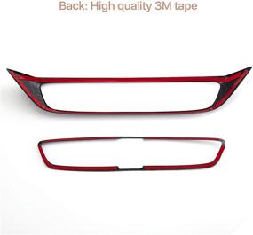 img 1 attached to 🚗 Коврики для воздушных выходов на панелях приборов автомобиля CRV - облицовка от AntBooBoo, декор из персикового дерева (2017-2021 Honda CR-V)
