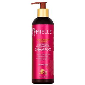 img 1 attached to 🍯 12-Ounce Mielle Organics Pomegranate & Honey Moisturizing Shampoo, Ideal for Type 4 Hair - Detangles and Adds Moisture