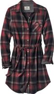 👗 open spaces flannel dress for women by legendary whitetails logo