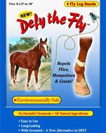 🪰 defy the fly leg bands: ultimate protection, 4 count pack - fits 8-1/2" to 10 логотип