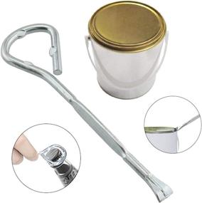 img 1 attached to 🔧 ZRM&E 2 Pcs Metal Paint Can Opener Set - Easy Steel Paint Bottle Opening Tool, Sliver