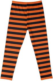 img 1 attached to 🎃 Pumpkin Toddler Halloween Leggings - Cute Girls' Clothing and Comfy Leggings