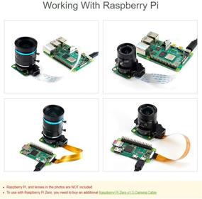 img 2 attached to Модуль камеры Raspberry Pi HQ: высокочувствительный сенсор IMX477 на 12,3 мегапикселя для Raspberry Pi 4B/3B+/3B/2B/A+/Zero/W/Zero WH - альтернатива модулю камеры V2.