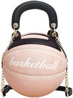 🏀 adjustable women's basketball handbag: shoulder messenger handbags & wallets in shoulder bags logo