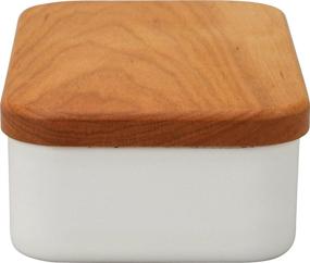 img 1 attached to 🍯 Authentic Japanese Butter Case Enamel Container: A Chic and Practical Storage Solution