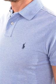 img 1 attached to 👕 Premium White Custom Cotton Mesh Polo: Stylish and Breathable