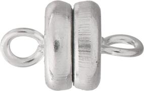 img 1 attached to Beadaholique Silver Plated Magnetic Clasps