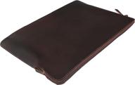 elizo leather ipad pro 11-inch case: stylish cover for apple ipad 8th, 7th, 6th, and 5th generation tablets - pencil holder & sleeve - brown logo