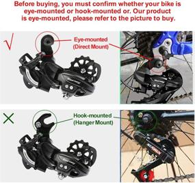 img 3 attached to ENBO Tourney Bike Rear Derailleur RD-TY300: 6/7 Speed SIS Index, Direct Mount for Mountain Bicycle (Non-Hanger Mount)