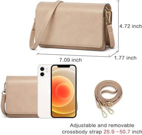 img 2 attached to 👜 BROMEN Women's Handbags & Wallets - Crossbody Shoulder Wristlet Wallets & Bags