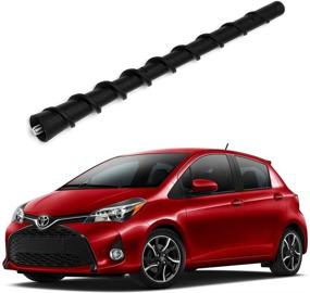img 4 attached to Toyota Yaris & Prius AM FM Antenna Mast Replacement - Fits 2006-2018 Yaris & 2010-2017 Prius - OEM # 86309-47020, 86309-0D110 - 7 Inch Black Rod