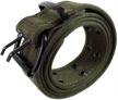 gelante canvas belt color 2043 black m men's accessories for belts logo
