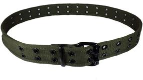 img 1 attached to Gelante Canvas Belt Color 2043 Black M Men's Accessories for Belts